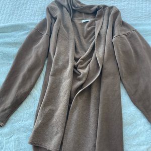Joah brown oversized cardigan